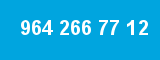 964 266 77 12 964 266 77 12